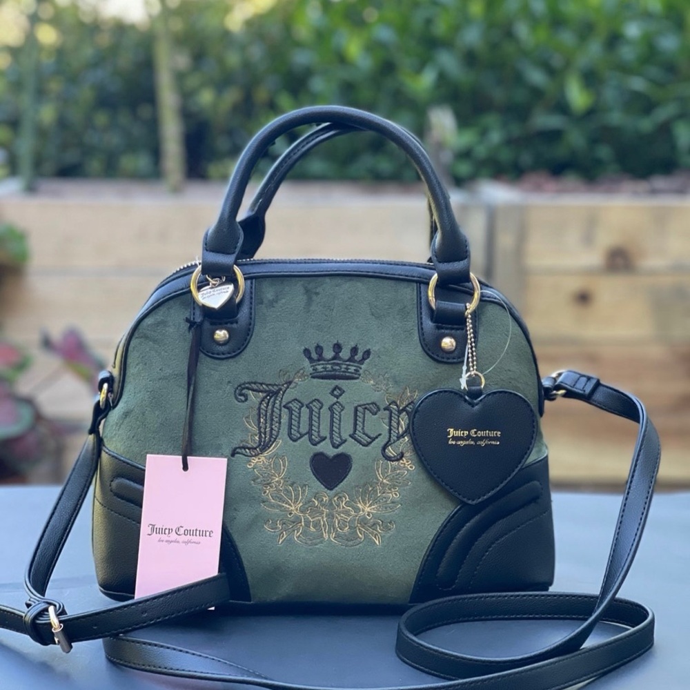 Juicy Couture Super Greens Heritage Satchel